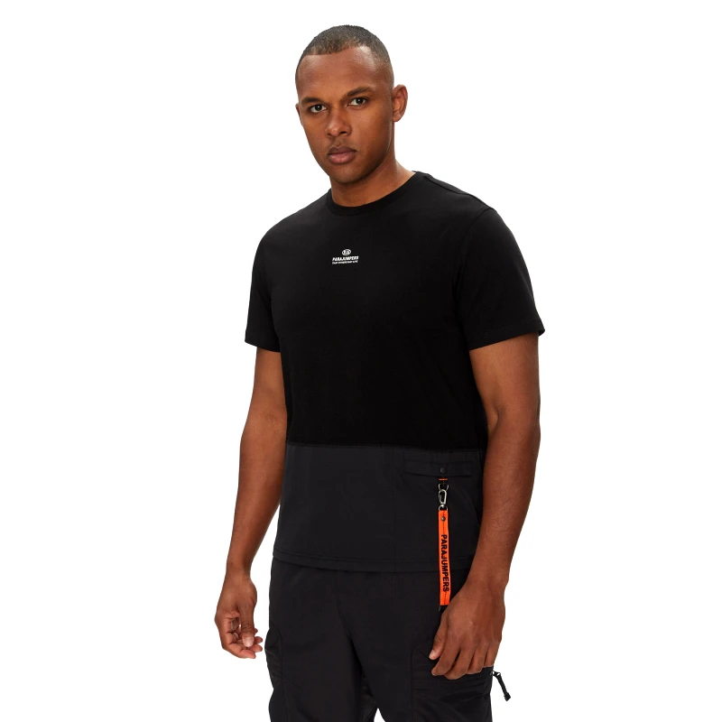 Parajumpers Parajumpers T-Shirt Clint 25SMPMTSRE08 Μαύρο Regular Fit