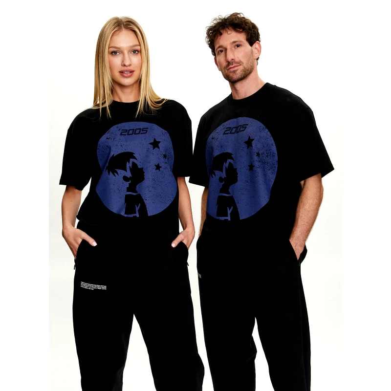 2005 2005 T-Shirt Unisex Kid Μαύρο Regular Fit