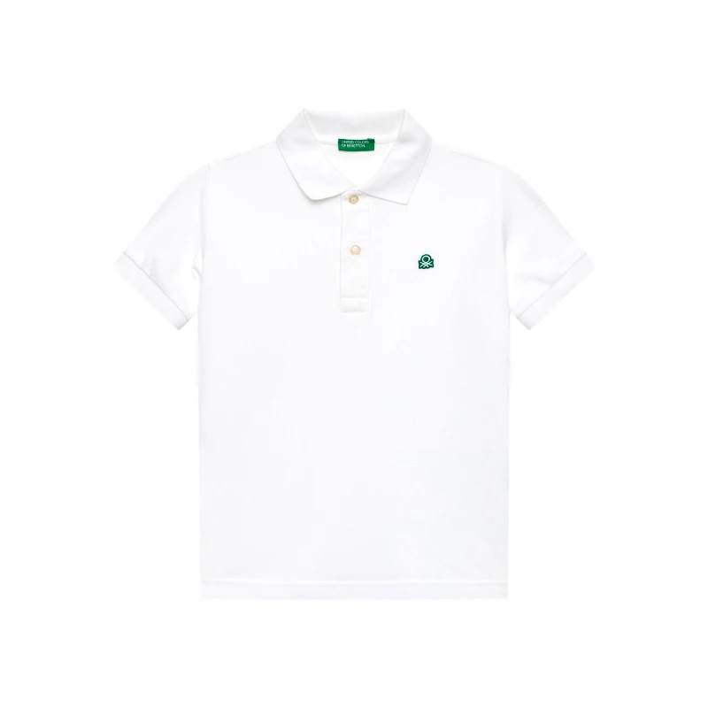 United Colors Of Benetton United Colors Of Benetton Polo 3089C300Q Λευκό Regular Fit