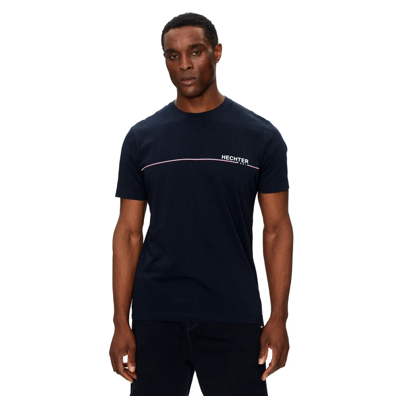 Hechter Paris Hechter Paris T-Shirt 75008 151919 Σκούρο μπλε Regular Fit