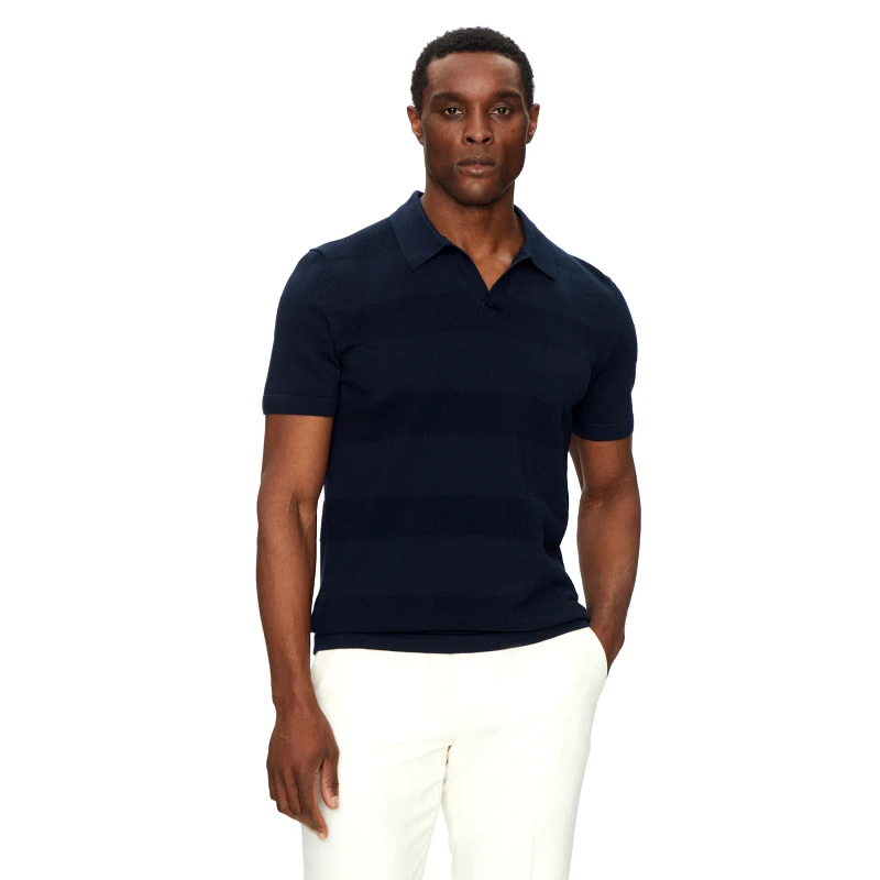 Hechter Paris Hechter Paris Polo 65009 151808 Σκούρο μπλε Regular Fit