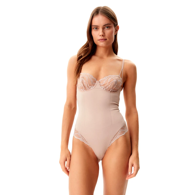 Calvin Klein Underwear Calvin Klein Underwear κορμάκι 000QF8002E Μπεζ