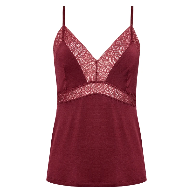 Femilet by Chantelle Femilet by Chantelle Μπλούζα πιτζάμας Jazz FNA510 Μπορντό Regular Fit