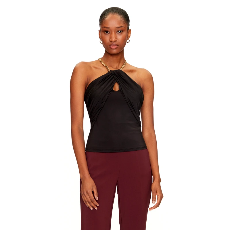 Marciano Guess Marciano Guess Τοπ 5GGP06 6259A Μαύρο Regular Fit