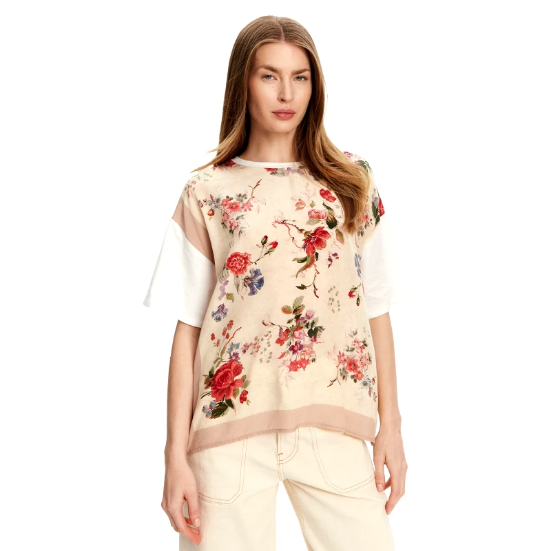 Weekend Max Mara Weekend Max Mara T-Shirt Pampas 2515941082 Μπεζ Relaxed Fit