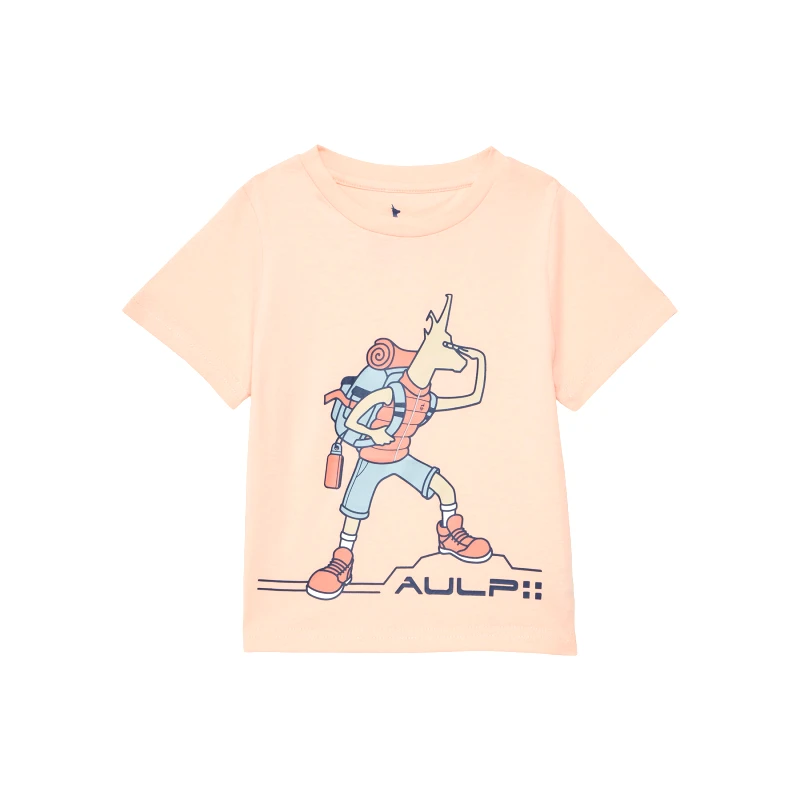 Aulp Aulp T-Shirt Timon Κοραλλί Regular Fit