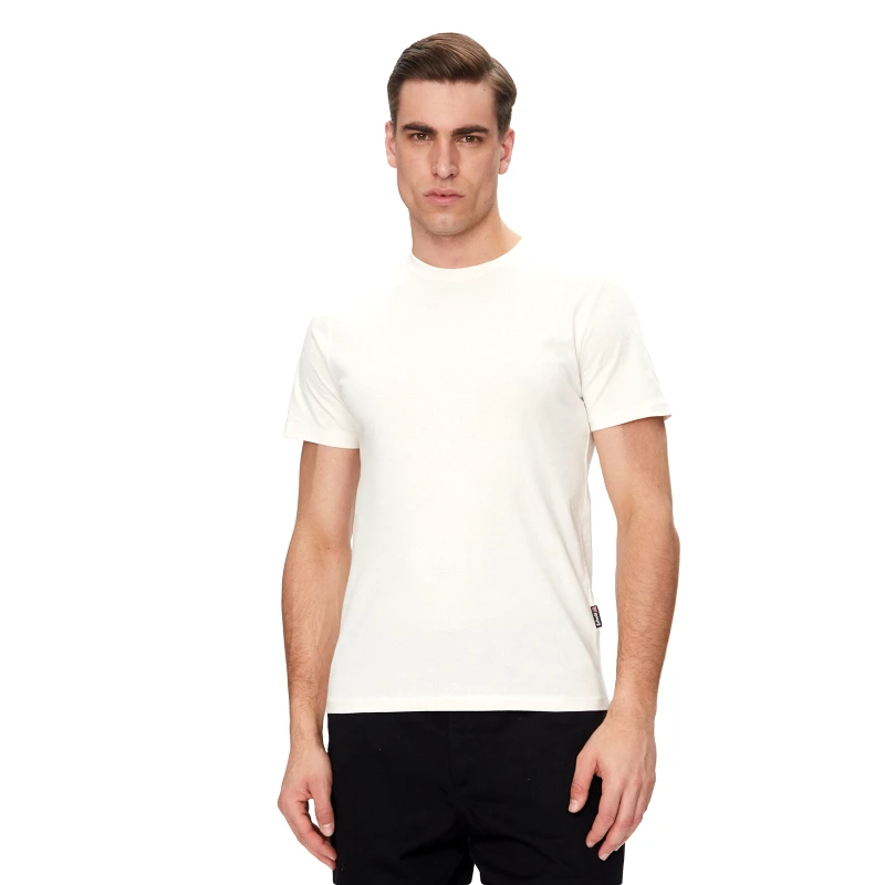 Schott NYC Schott NYC T-Shirt Tsstuarts Λευκό Standard Fit