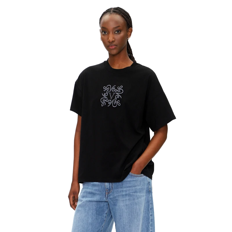 ViCOLO ViCOLO T-Shirt RD0119 Μαύρο Regular Fit