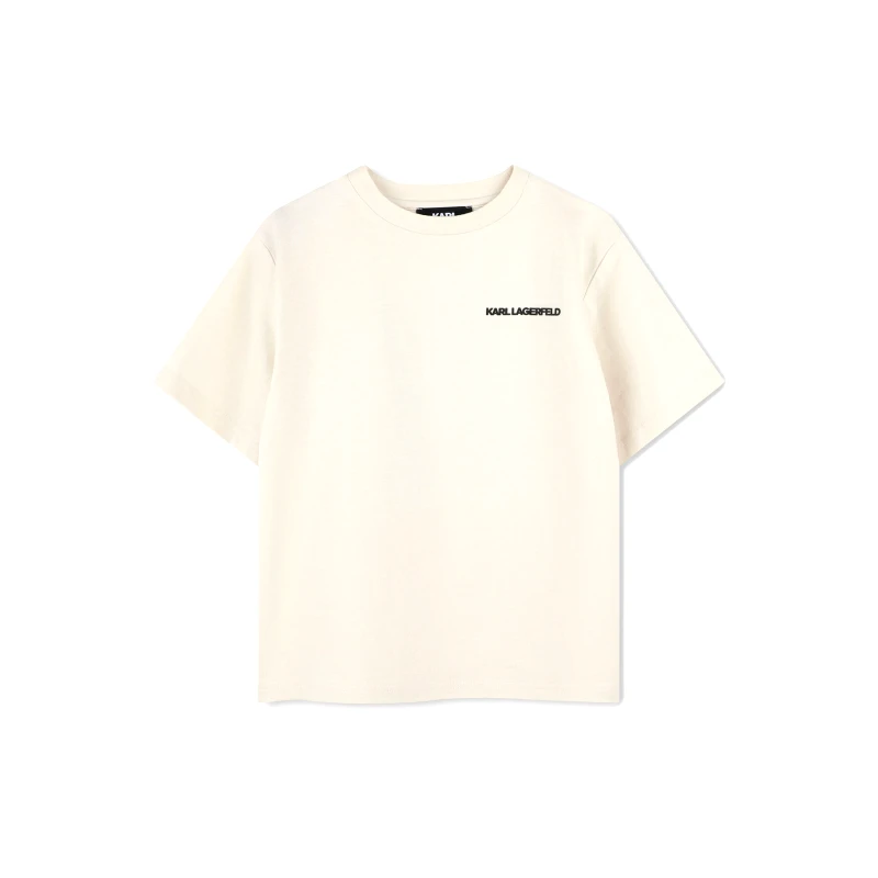 Karl Lagerfeld Kids Karl Lagerfeld Kids T-Shirt Z30440 D Λευκό Regular Fit