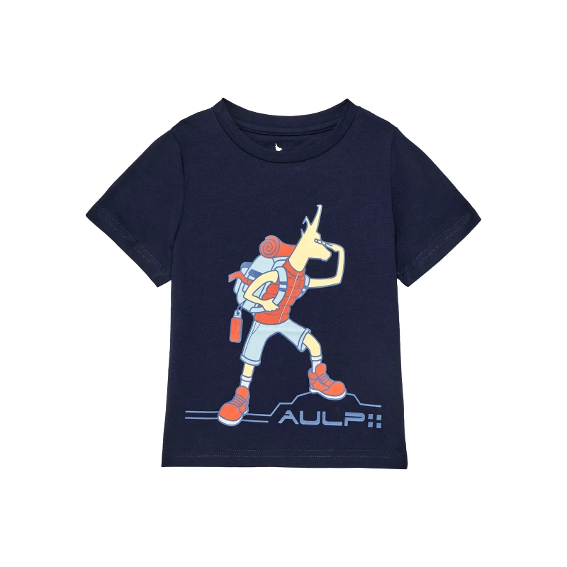 Aulp Aulp T-Shirt Timon Σκούρο μπλε Regular Fit