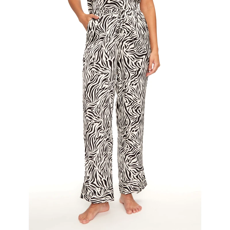 Hunkemöller Hunkemöller Παντελόνι πιτζάμας Peppers 206527 Μαύρο Regular Fit