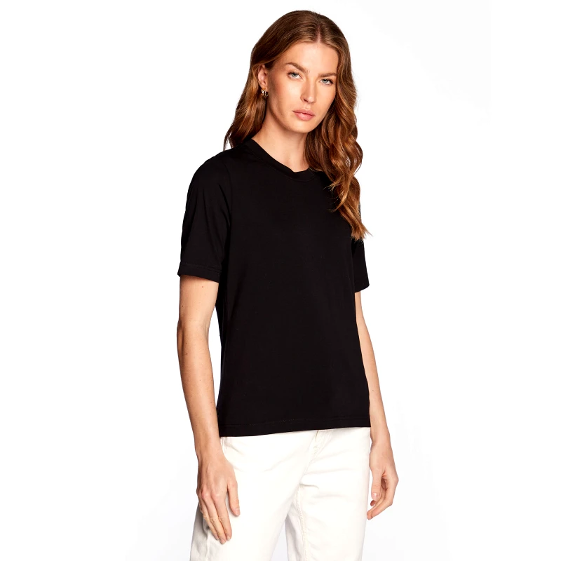 Gina Tricot Gina Tricot T-Shirt Basic 17937 Μαύρο Regular Fit