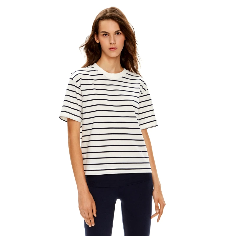 Gina Tricot Gina Tricot T-Shirt 23352 Λευκό Relaxed Fit