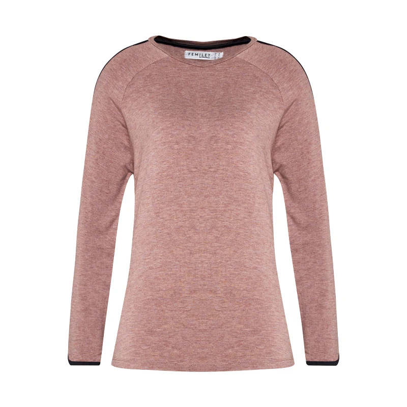 Femilet by Chantelle Femilet by Chantelle Μπλούζα πιτζάμας Mabel FN8120-02R Ροζ Regular Fit