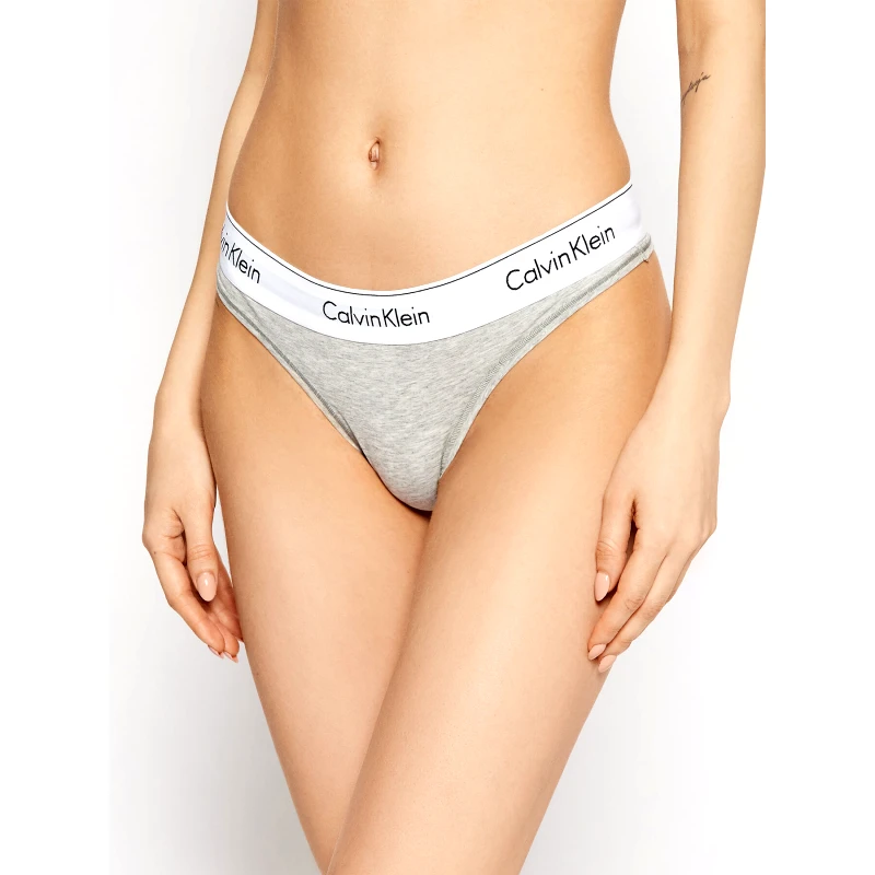 Calvin Klein Underwear Calvin Klein Underwear Στρίνγκ 0000F3786E Γκρι
