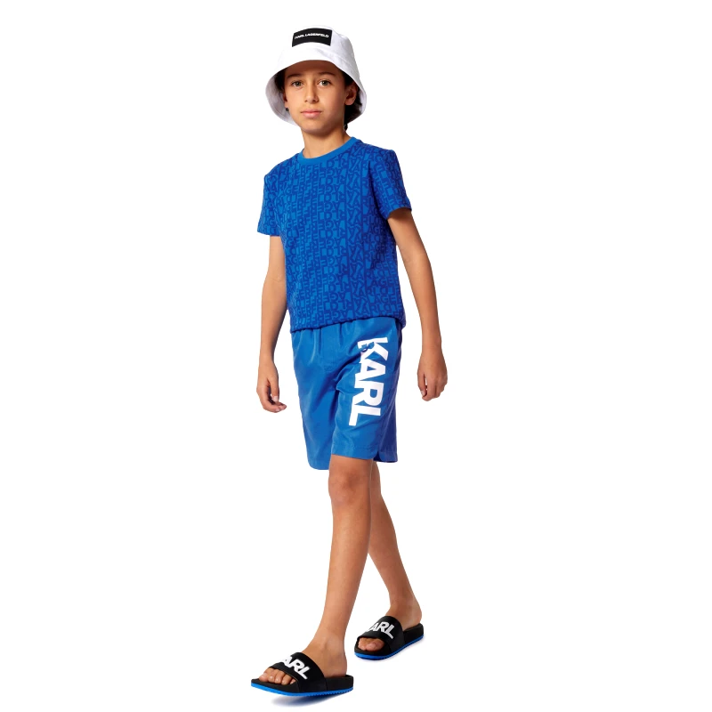Karl Lagerfeld Kids Karl Lagerfeld Kids T-Shirt Z30036 S Μπλε Regular Fit