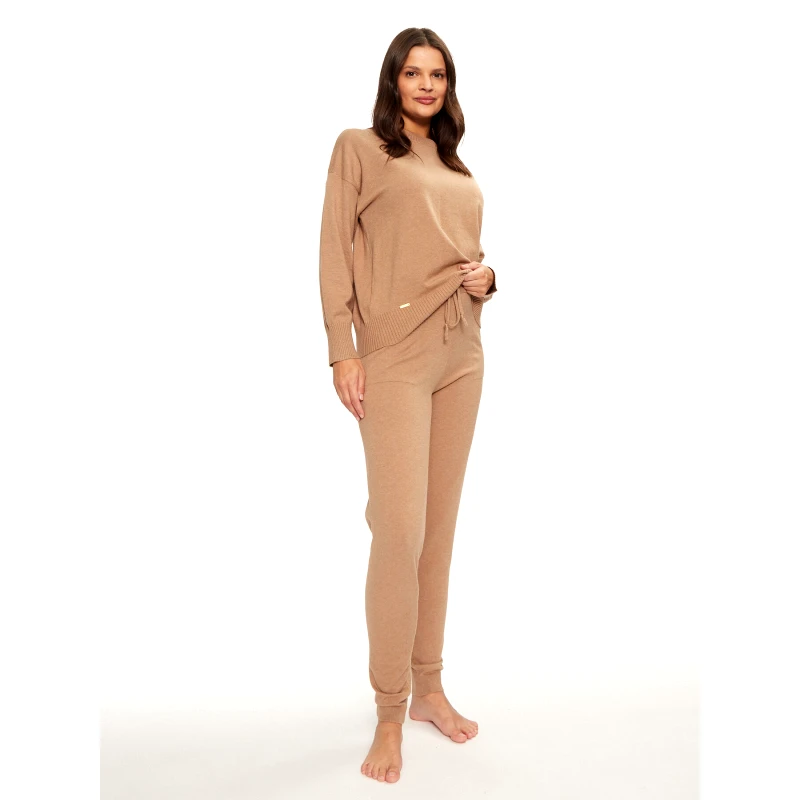 Selmark Selmark Πιτζάμα P9873 Μπεζ Relaxed Fit