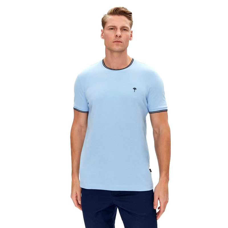 JOOP! JOOP! T-Shirt 17 JJ-16Platon 30045543 Γαλάζιο Modern Fit