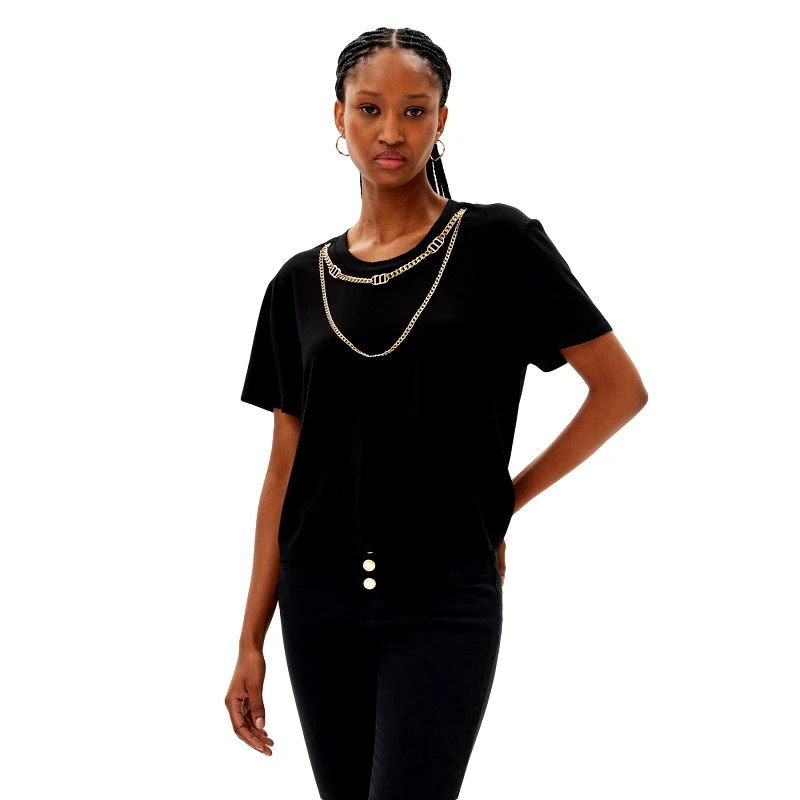 MET MET T-Shirt M10 262TP Μαύρο Regular Fit