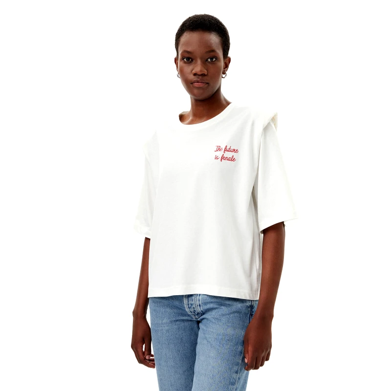ViCOLO ViCOLO T-Shirt RD0013 Λευκό Regular Fit