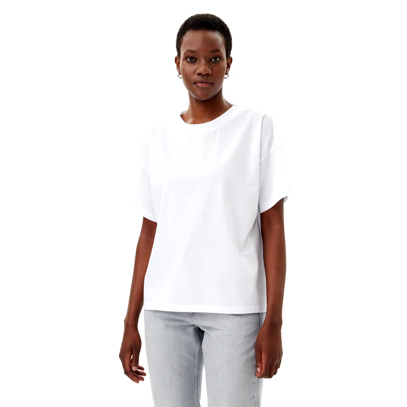 ViCOLO ViCOLO T-Shirt UD0005 Λευκό Relaxed Fit