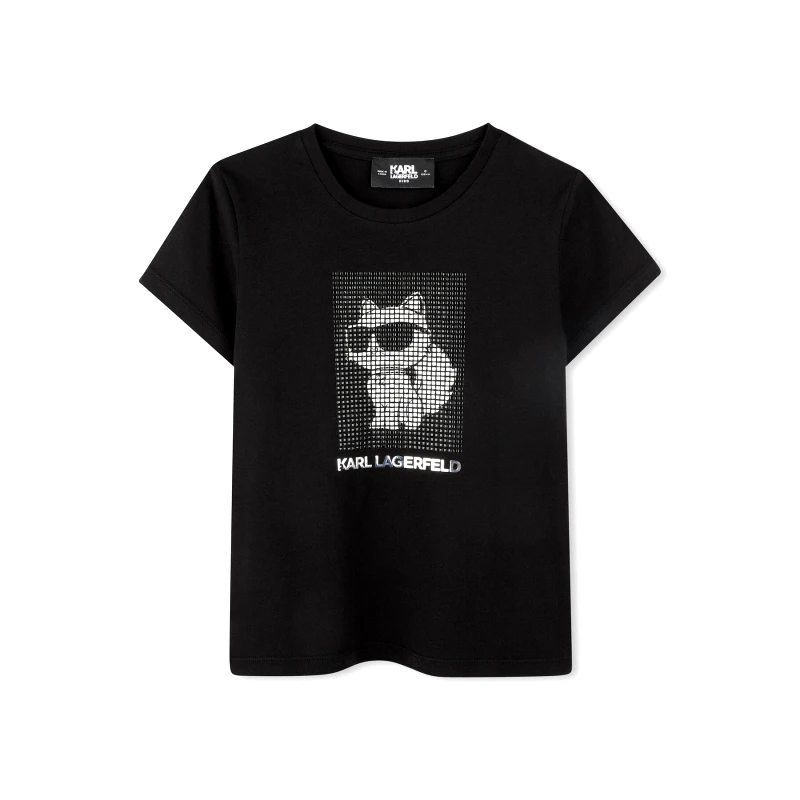 Karl Lagerfeld Kids Karl Lagerfeld Kids T-Shirt Z30489 S Μαύρο Regular Fit