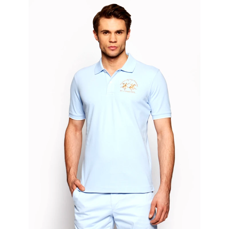 La Martina La Martina Polo CCMP01 PK001 Γαλάζιο Regular Fit