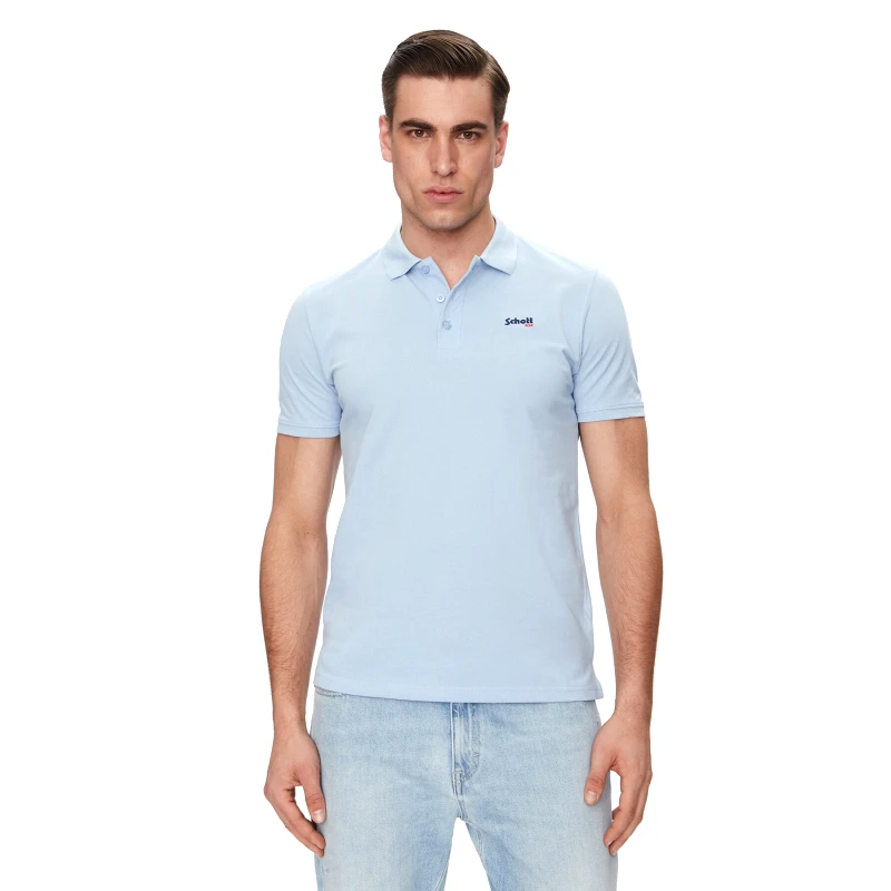 SCHOTT N.Y.C. SCHOTT N.Y.C. Polo PSCASUAL Μπλε Regular Fit