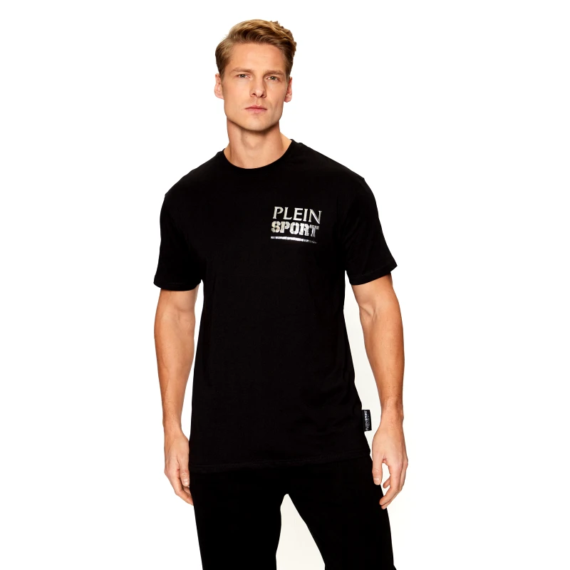 Plein Sport Plein Sport T-Shirt AADC MTK7913 STE003N Μαύρο Regular Fit