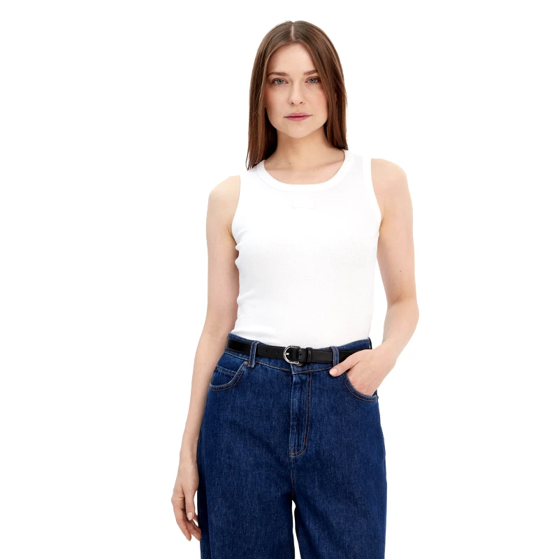 JOOP! JOOP! Τοπ 30040191 Λευκό Slim Fit