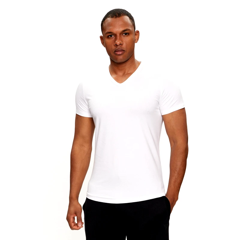 HOM HOM Φανέλα Classic 400206 Λευκό Regular Fit