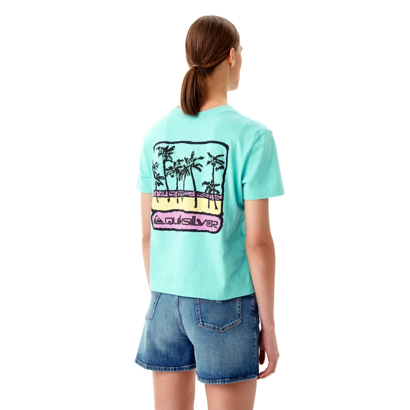 Quiksilver Quiksilver T-Shirt EQWZT03181 Τυρκουάζ
