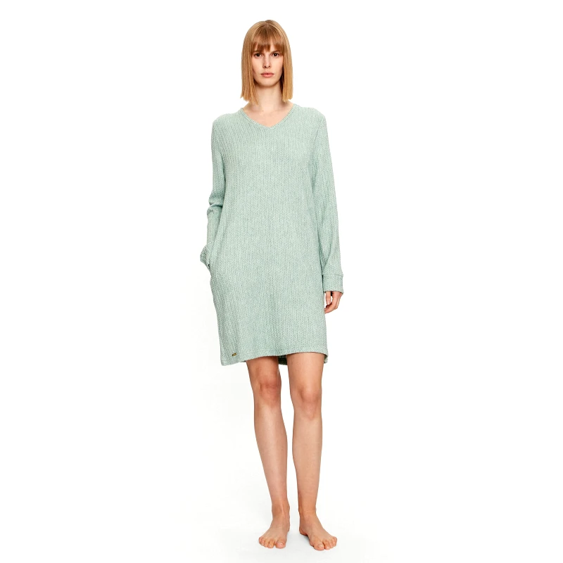 Selmark Selmark Νυχτικό Espiga P6463 Πράσινο Regular Fit