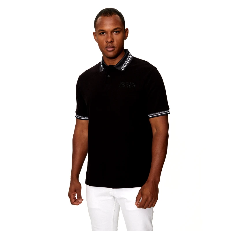Versace Jeans Couture Versace Jeans Couture Polo 76GAGT09 Μαύρο Regular Fit