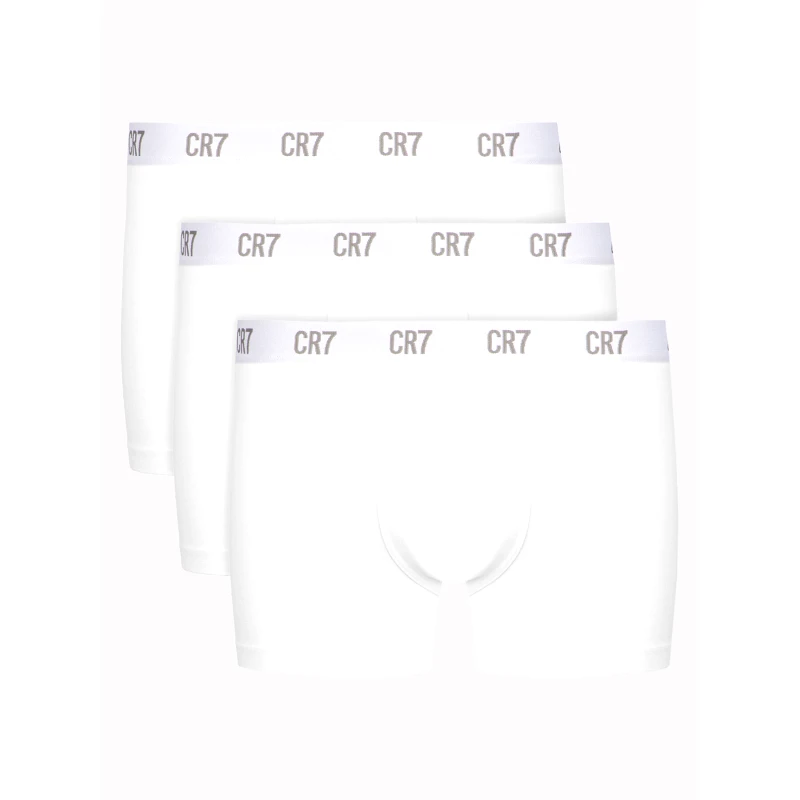 Cristiano Ronaldo CR7 Cristiano Ronaldo CR7 Σετ μποξεράκια Main Basic 3Pack 8100-49-100 Λευκό