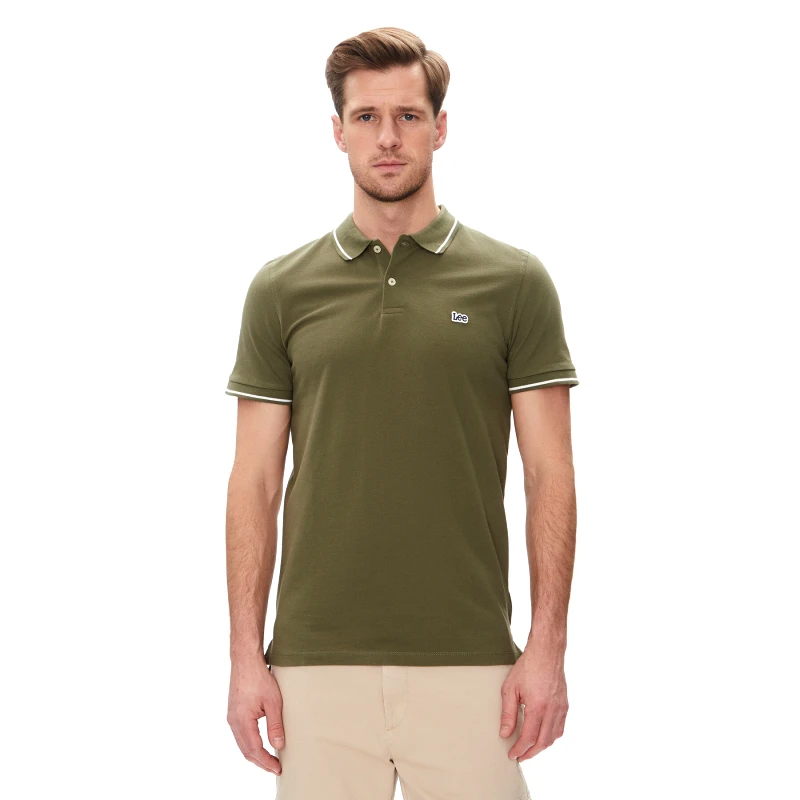 Lee Lee Polo Pique 112363855 Πράσινο Regular Fit