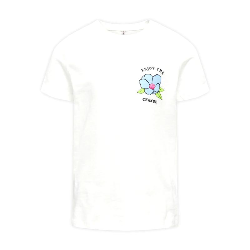 Kids ONLY Kids ONLY T-Shirt Bone 15317846 Λευκό Regular Fit