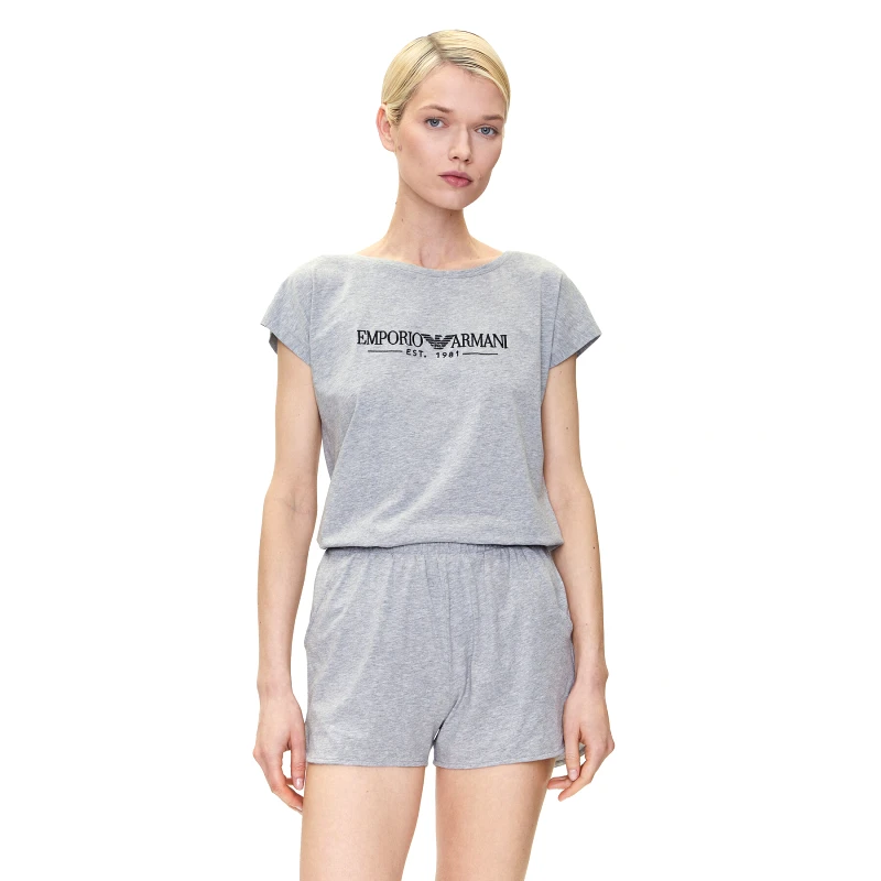 Emporio Armani Underwear Emporio Armani Underwear Πιτζάμα EW000495 AF10881 O8002 Γκρι Regular Fit