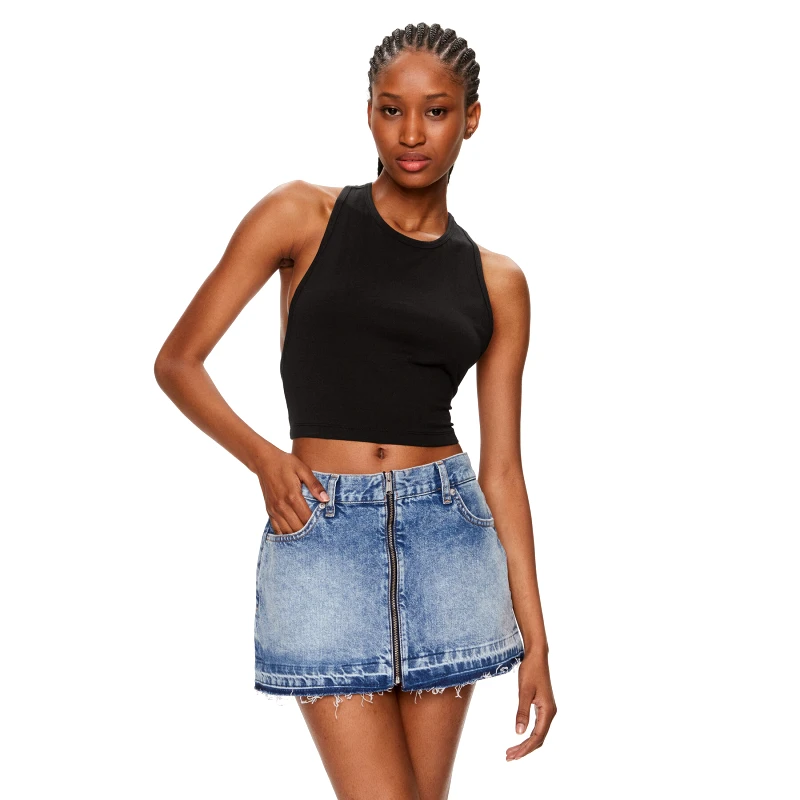 Calvin Klein Swimwear Calvin Klein Swimwear Τοπ KW0KW02481 Μαύρο Slim Fit