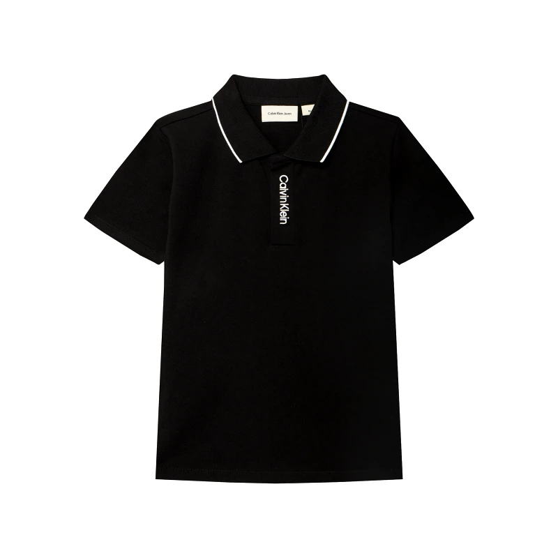 Calvin Klein Jeans Calvin Klein Jeans Polo Embro Logo IB0IB02542 D Μαύρο Regular Fit