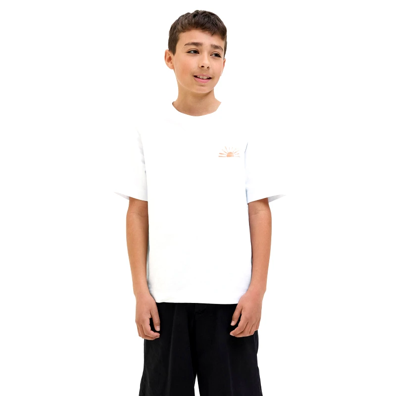 Jack & Jones Junior Jack & Jones Junior T-Shirt Canggu 12278649 Λευκό Relaxed Fit