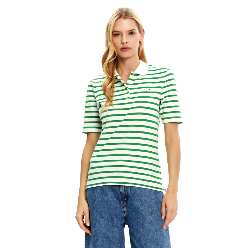 Tommy Hilfiger Tommy Hilfiger Polo 1985 WW0WW43224 Πράσινο Regular Fit