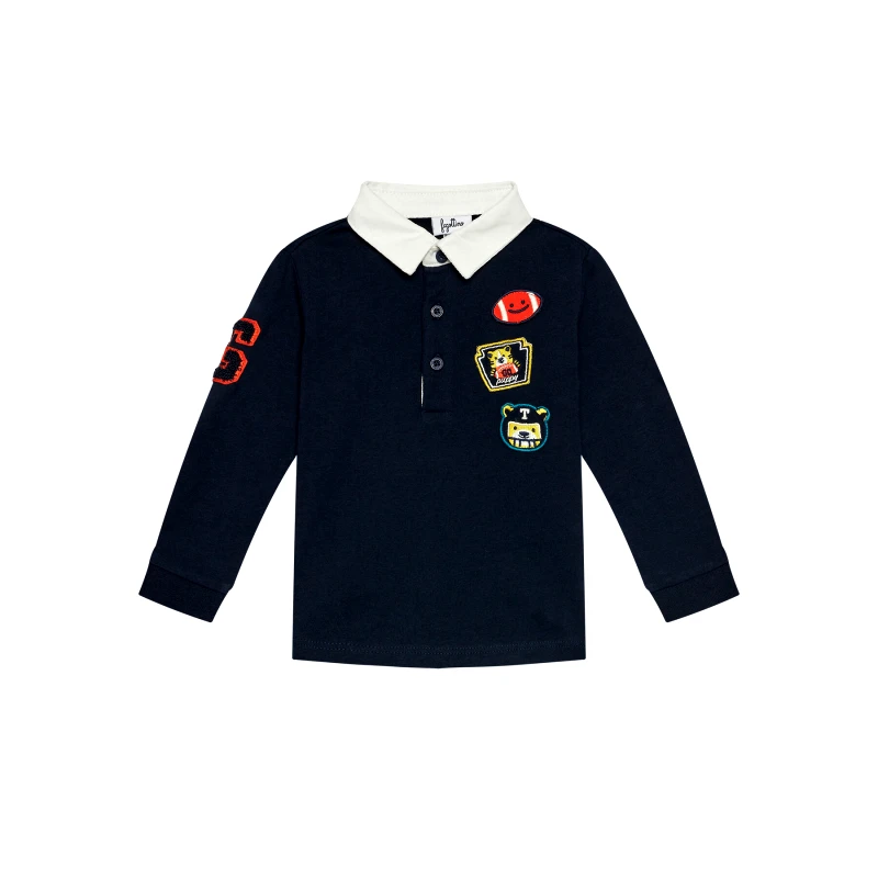 OVS OVS Polo 1842386 Σκούρο μπλε Regular Fit