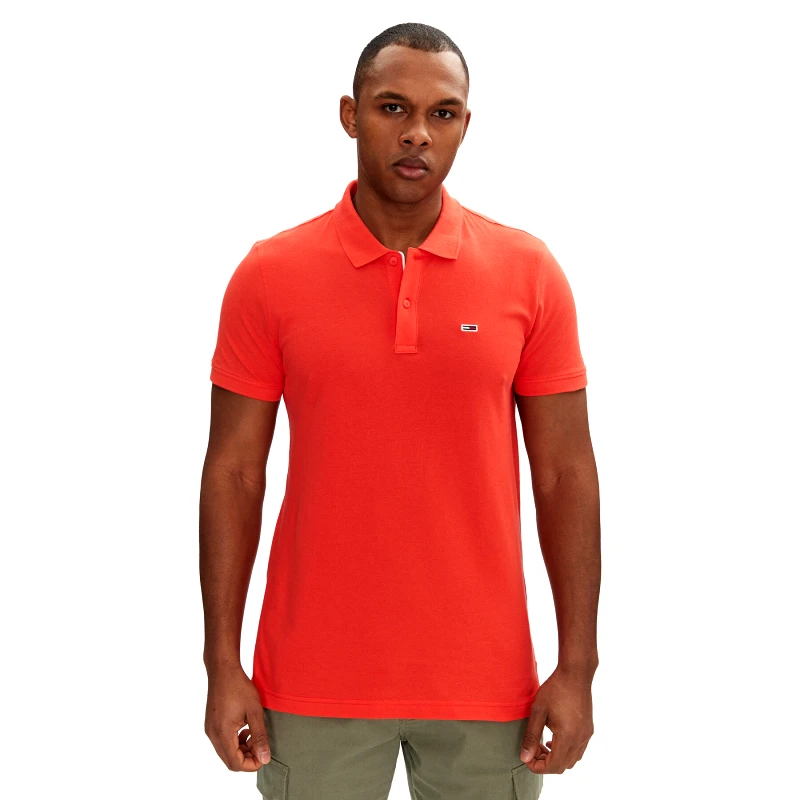 Tommy Jeans Tommy Jeans Polo DM0DM20676 Κόκκινο Slim Fit