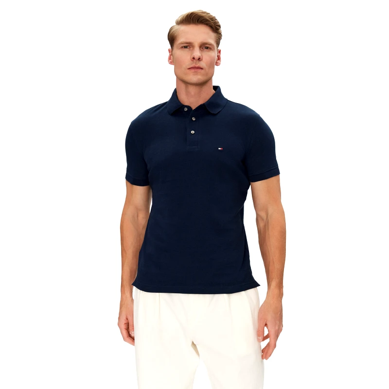 Tommy Hilfiger Tommy Hilfiger Polo 1985 MW0MW17771 Σκούρο μπλε Slim Fit