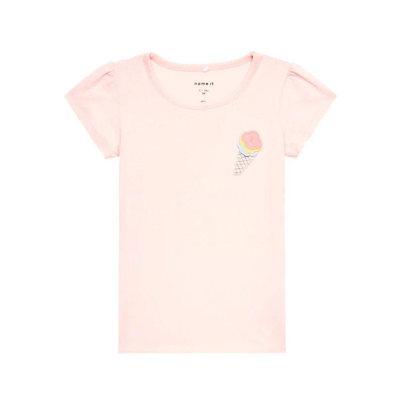 NAME IT NAME IT T-Shirt Fedora 13228633 Ροζ Regular Fit