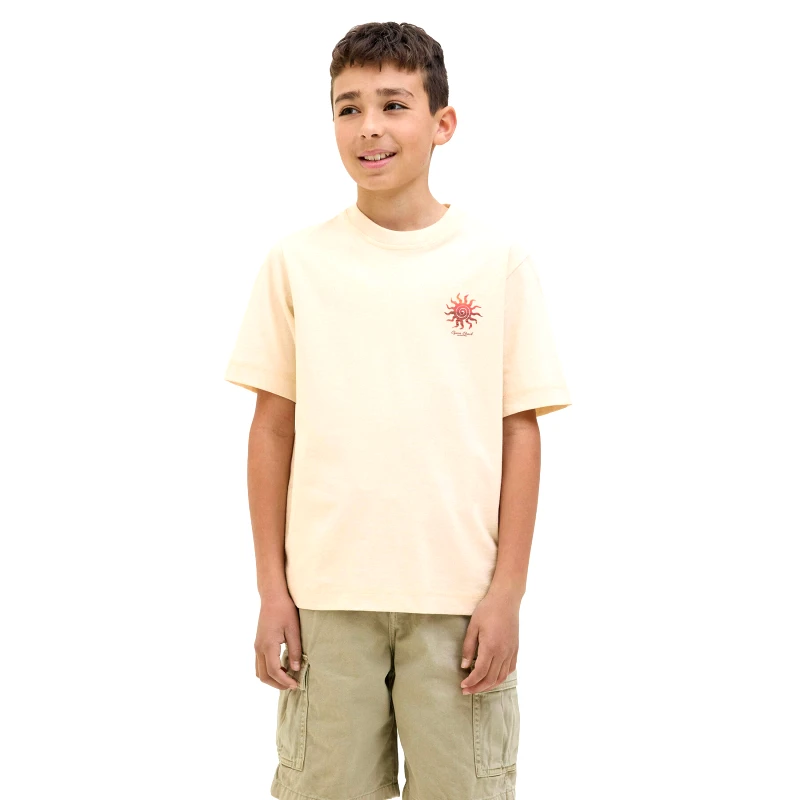 Jack & Jones Junior Jack & Jones Junior T-Shirt Canggu 12278649 Μπεζ Relaxed Fit