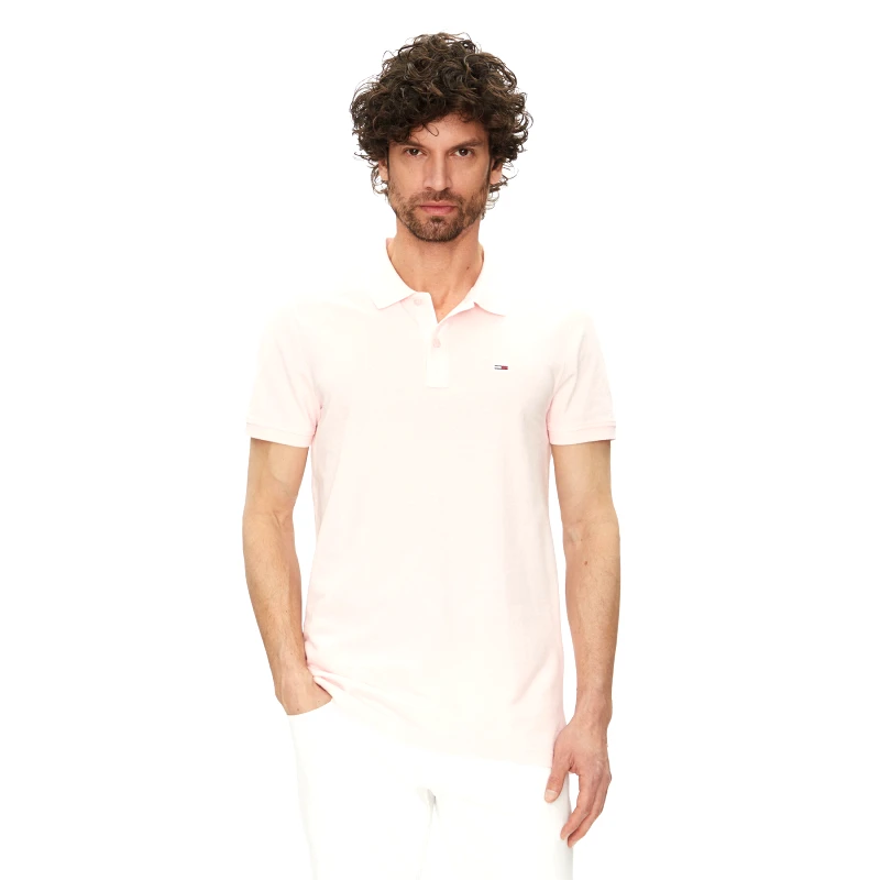 Tommy Jeans Tommy Jeans Polo DM0DM20676 Ροζ Slim Fit