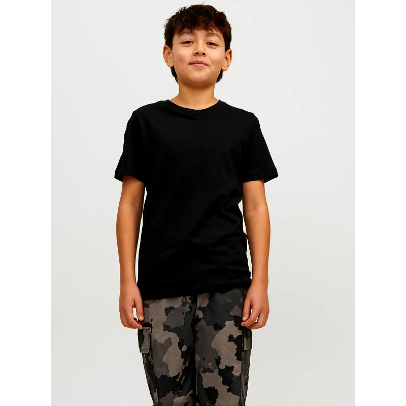 Jack & Jones Junior Jack & Jones Junior T-Shirt Basic Tee Μαύρο Regular Fit
