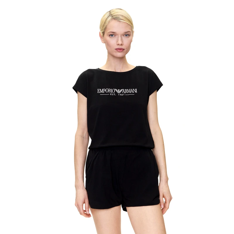 Emporio Armani Underwear Emporio Armani Underwear Πιτζάμα EW000495 AF10881 UC001 Μαύρο Regular Fit